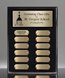 Picture of Classic 12-Plate Black Piano Perpetual Gold Plaque