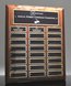 Picture of Elegant Gloss Walnut 24-Plate Perpetual Plaque
