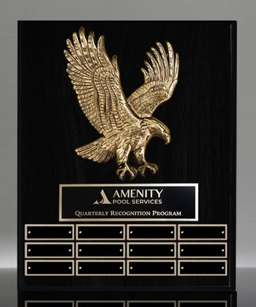 Picture of Soaring Eagle EOM Awards Plaque - Black Piano