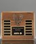 Picture of Soaring Eagle 12-Plate Perpetual Walnut Plaque