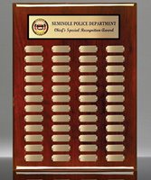 Picture of Special Recognition 48-Plate Rosewood Piano Perpetual Plaque