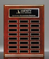 Picture of Classic 24-Plate Rosewood Piano Perpetual Plaque Award