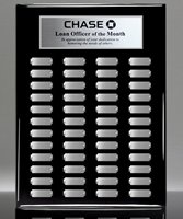 Picture of Special Recognition 48-Plate Piano Black Perpetual Plaque