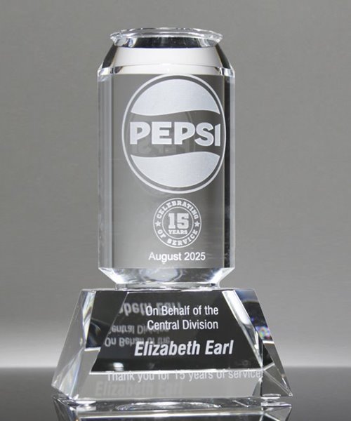 Picture of Crystal Beverage Can Super Award