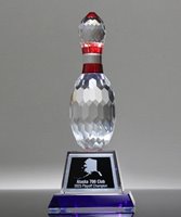 Picture of Premium Bowling Pin Crystal Award