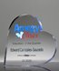 Picture of Acrylic Heart Paperweight Award