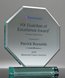Picture of Beveled Jade Acrylic Octagon Award - UV Printed