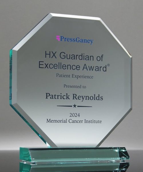 Picture of Jade Acrylic Octagon Award - UV Printed