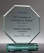 Picture of Jade Acrylic Octagon Award - UV Printed