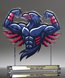 Picture of Acrylic Eagle Warrior Mascot Trophy
