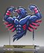 Picture of Acrylic Eagle Warrior Mascot Trophy