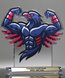 Picture of Acrylic Eagle Warrior Mascot Trophy