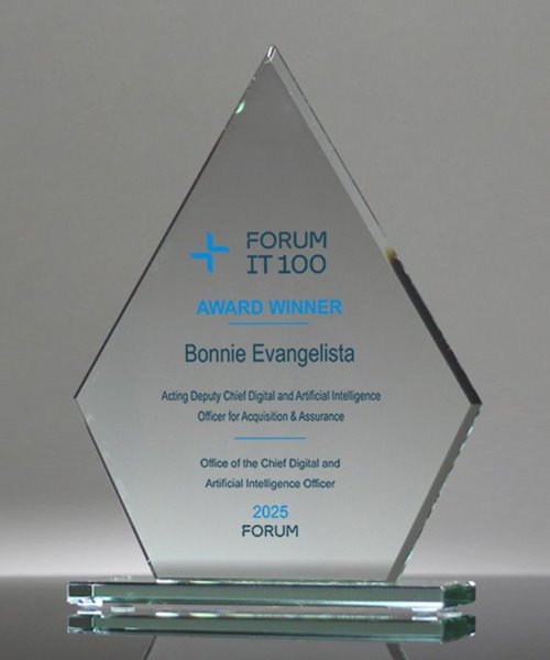 Picture of Jade Glass Diamond Full Color Award