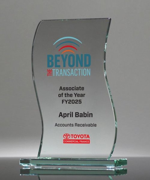 Picture of Jade Glass Wave Full Color Award