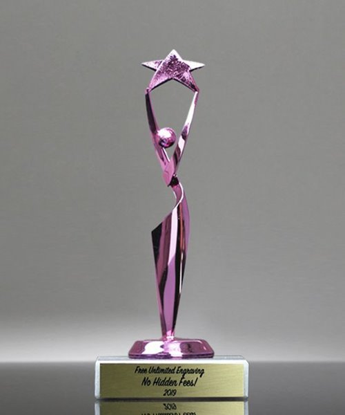 Picture of Star Achiever Pink Trophy