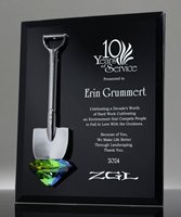 Picture of Platinum Shovel Plaque Award