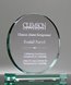 Picture of Classic Jade Glass Circle Award - Large Size