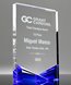 Picture of Blue Ribbon Crystal Rectangle Award