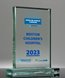 Picture of Optimist Jade Glass Rectangle Award - Large UV Printed