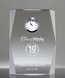 Picture of Faceted Crystal Clock Award