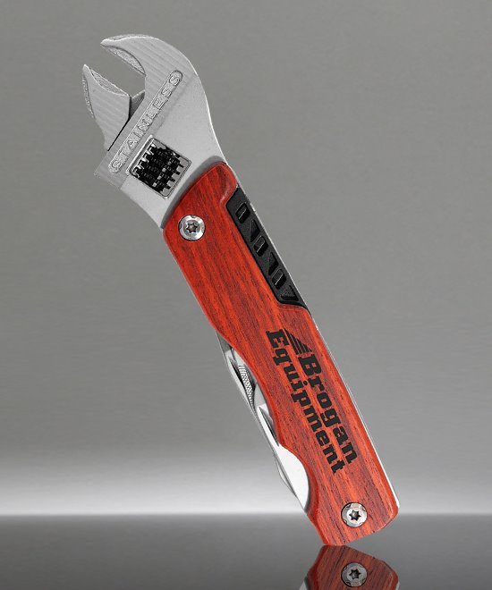 SWISS+TECH 14-in-1 Micro Wrench Multi-Tool – Stainless Steel, Keychain-Sized For Auto, Camping & Hardware