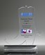 Picture of Acrylic Cowboy Boot Award with Full Color Printing