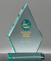 Picture of Jade Acrylic Diamond Award - UV Printed