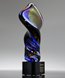 Picture of Midnight Twirl Art Crystal Award