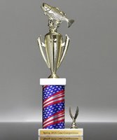 Picture of USA Theme Bass Fishing Trophy