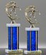 Picture of Classic Blue Rectangle Column Surfing Trophy