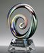 Picture of Lotus Spiral Art Crystal Award