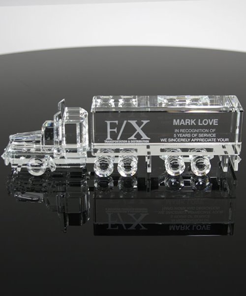 Picture of Crystal 18 Wheeler Truck Award