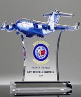 Picture of Custom Aircraft Acrylic Award