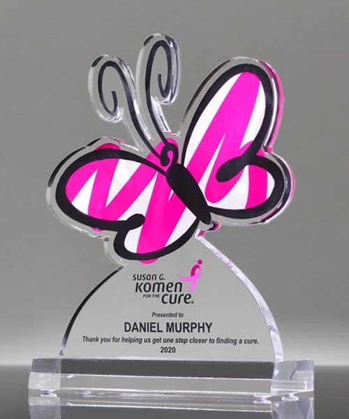 Picture of Acrylic Butterfly Award