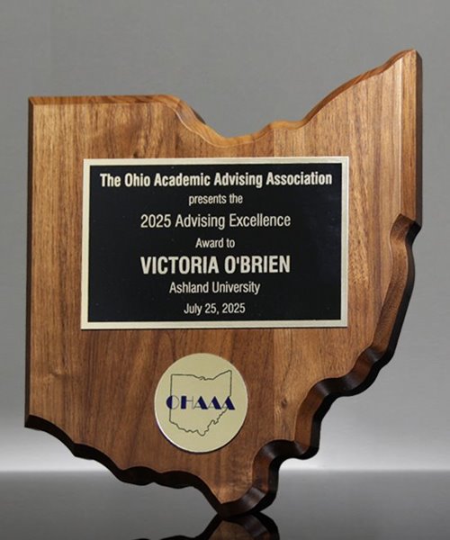 Picture of State of Ohio Award Plaque
