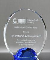 Picture of Jeweled Halo Crystal Award