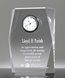 Picture of Faceted Acrylic Clock Award