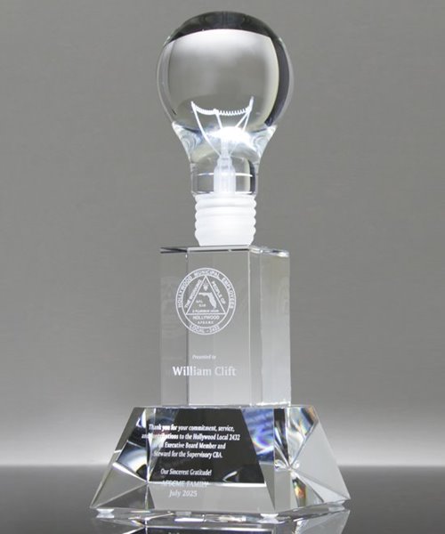 Picture of Visionary Crystal Light Bulb Trophy