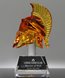 Picture of Golden Warrior - Crystal Trojan Helmet Award