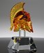 Picture of Golden Warrior - Crystal Trojan Helmet Award