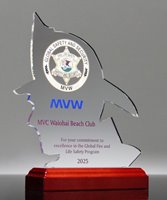 Picture of Firefighter Silhouette Trophy - Full Color