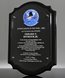 Picture of Scalloped Black Piano Award Plaque