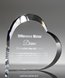 Picture of Crystal Heart Paperweight Award