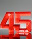 Picture of Modern Acrylic Number 45 Trophy