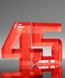 Picture of Modern Acrylic Number 45 Trophy