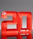 Picture of Modern Acrylic Number 20 Trophy
