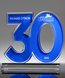 Picture of Number 30 Acrylic Award