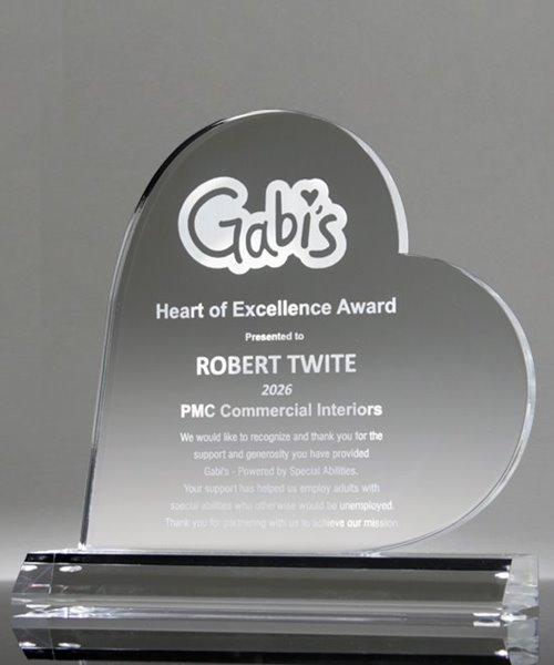 Picture of Acrylic Heart Trophy