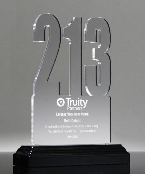 Picture of Any Number Acrylic Pop-In Award