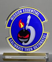 Picture of Valor Shield - Custom Military Emblem Award